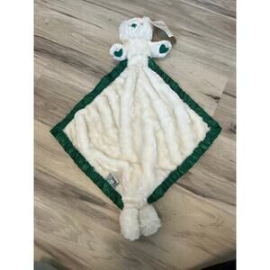My Birthstone Banky 13.5" Lovey Blanket May Emerald Puppy Dog Green White Tags